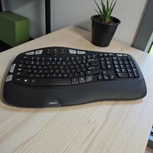 Logitech Wave Keyboard K350 Wireless Ergonomic Keyboard Tested Working